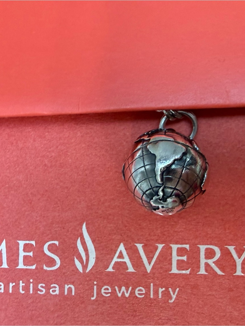 James Avery 3D Planet Earth Globe Charm